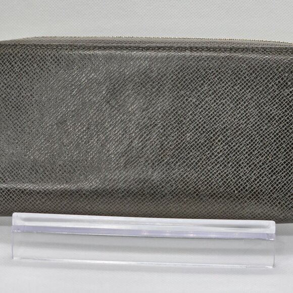 Louis Vuitton Zippy Vertical Taiga Long Wallet Ardoise - Picture 1 of 14
